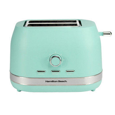 Hamilton Beach , Toaster 2 Slice, Ella, 800W, Matte Mint, Hbt1322mm