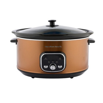 B&Q - Hamilton BeachDigital Oval Slow Cooker6.5L