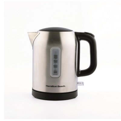 Hamilton BeachElectric KettleCompact1LBrushedHb02403B1 from B&Q