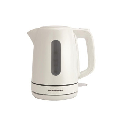 Hamilton BeachElectric KettleCompact1LWhiteHb3038W1 from B&Q