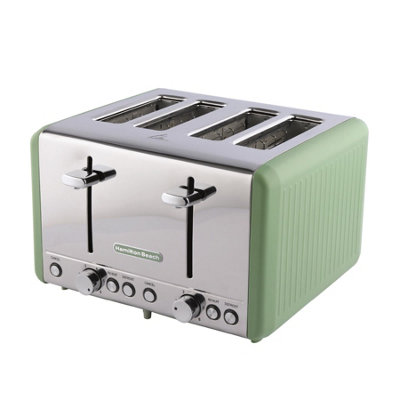 Hamilton Beach Harmony Toaster, 4 Slice, Matcha, Hbt018m Cream