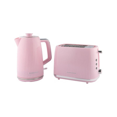 Hamilton Beach , Miami Kettle & Toaster Set, Flamingo, Hbmiaf