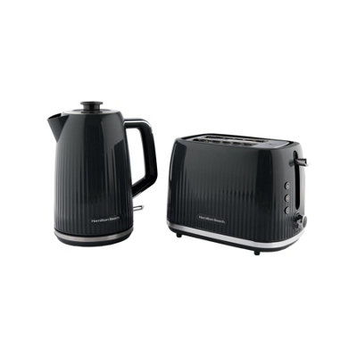 Hamilton Beach , Miami Kettle & Toaster Set, Charcoal, Hbmiach