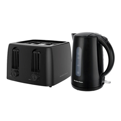Kettle & Toaster Set Essentials Rapid By Hamilton Beach Hb13015032Bst from B&Q