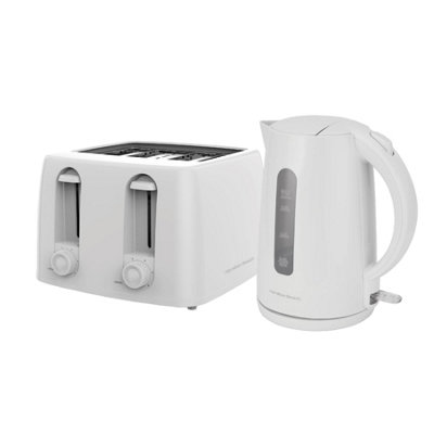 Kettle & Toaster SetEssentials Rapid Hamilton Beach Hb13015032Wst from B&Q