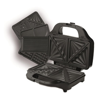 Hamilton Beach Unisex Black 4-In-1 Deep Fill Sandwich Toaster Hbsls2002 In 12Cm - Image 4