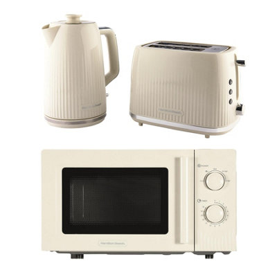 Hamilton Beach Kettle, Toaster & Microwave Set, Miami Collection By Cream - Image 5