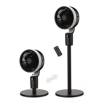 Air360 Oscillating Adjustable Height Fan Black By Rediffusion Redac04Bk from B&Q