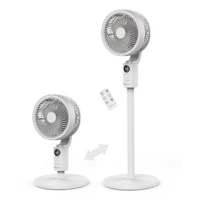 Air360 Oscillating Adjustable Height Fan Matte White By Rediffusion Redac04Wt from B&Q