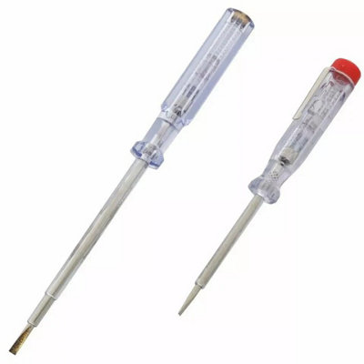 Ebuyergate 2Pc Electrical Mains Voltage Tester Electricians Insulated Screwdriver from B&Q