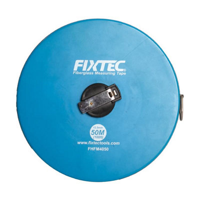 Ebuyergate Fixtek Measure With Ease And Accuracy 50M X 12.5mm Fiberglass Measuring Tape from B&Q