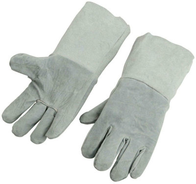 Ebuyergate Welding Gloves Heat Resistant Bbq/oven/mig/tig Welder Welder Gloves from B&Q
