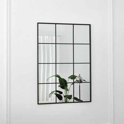 Home Garden Direct Unisex Black Aion - Framed Window Mirror - 100X70 Size 2 - Image 4