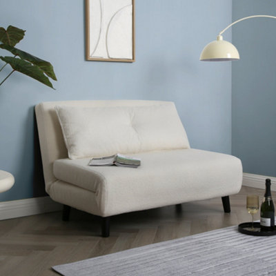 B&Q Aurora Double Sofa Bed - Boucle
