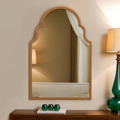  - AmalfiAntique Full Length Wall Mirror  60X90Cm Vintage FrameGold
