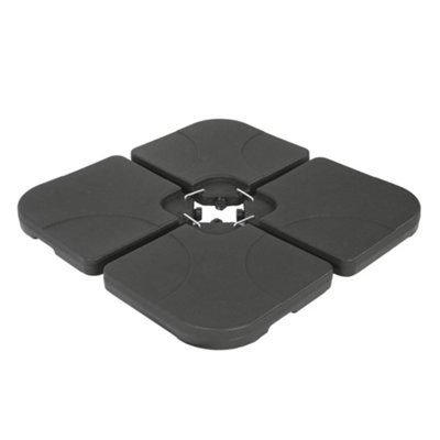 Home Garden Direct Unisex Black Tantalus Parasol Base In 50Cm - Image 3