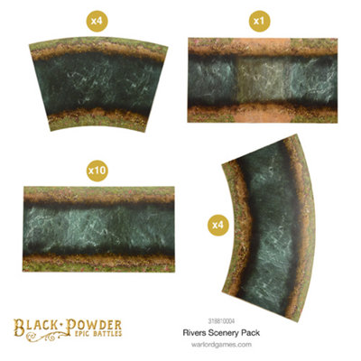 Warlord Games Epic BattlesRivers Scenery PackBrand New And Sealed from B&Q