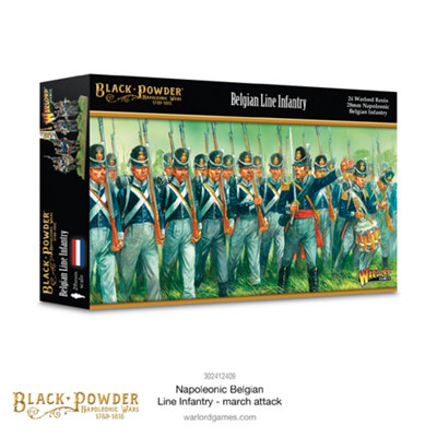 Warlord Games Napoleonic Belgian Line Infantry March AttackBrand New And Sealed from B&Q