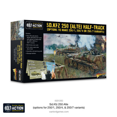 Warlord Games Sd.kfz 250 Alte (Inc 250/7 & 250/4 Options)Brand New And Sealed from B&Q