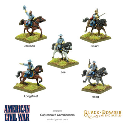 Warlord Games Black Powder Epic Battles: AcwConfederate CommandersBrand New And Sealed from B&Q