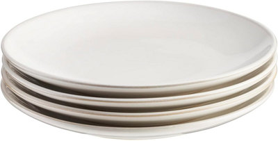Cooks Professional Side Plates - Stoneware Set of 4 - White - Image 5