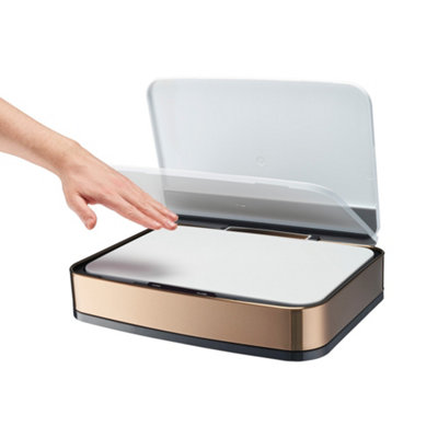Cooks Professional Replacement Sensor Lid For 75L Recycling Bin (Lid Only)Battery PoweredWhite & Copper from B&Q