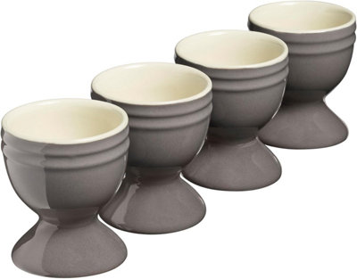 Cooks Professional 4 Piece Egg Cup Set | Grey - Image 4
