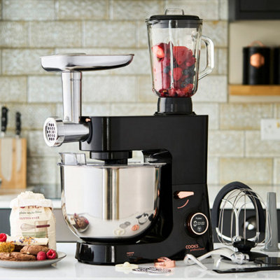 Cooks Professional Stand Mixer 1800W Rose Gold - 8L Bowl - Image 5