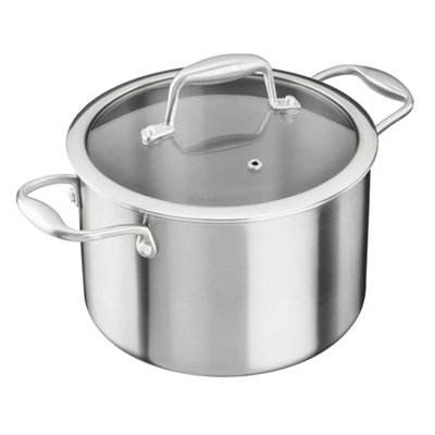 Cooks Professional 20cm Tri-Ply Stockpot Pan All Hobs Oven Safe - Image 5