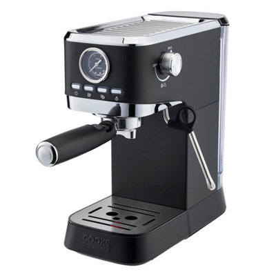 Cooks Professional 20 Bar Espresso Machine | Satin Black - Image 5