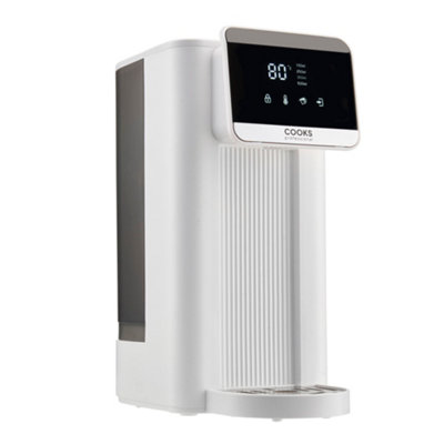 B&Q -  2.5L Digital Hot Water Dispenser With Adjustable Temperature & Dispense VolumeWhite