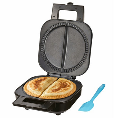 Cooks Professional Deep Fill Pasty Maker With Crimping Edge & Spatula - Black & Silver - Image 6