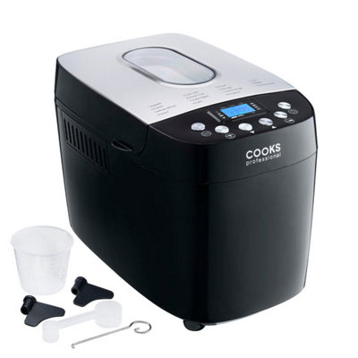 Cooks Professional Digital Bread Maker15 Programmes8 Custom PresetsDelay Timer & Keep Warm Function & Accessory Kit from B&Q