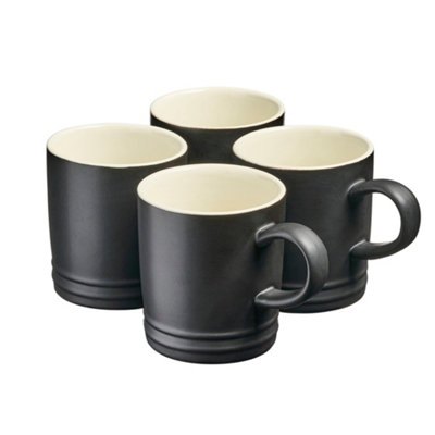Cooks Professional (Black) 4 Piece Mug Set 240Ml - Image 6
