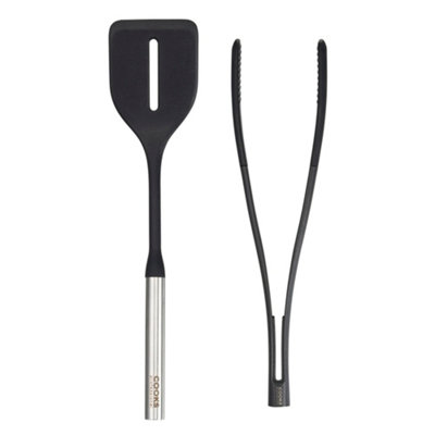 Cooks Professional Unisex Black 2 Piece Silicone Utensil Set With Stainless Steel Handles In - Image 6