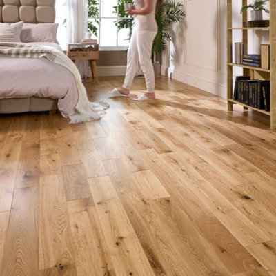 - Hinton 18mm X 120mm Solid Wood Flooring Natural Matt Lacquer 1.152M²