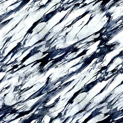 I Love Wallpaper Modern Marble Wallpaper In Navy And Grey from B&Q