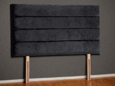  - Sorrento Strutted Upholstered Headboard 2Ft6 Small SingleNaples Black