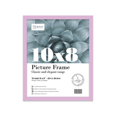 10X8 Lilac Picture Frame (25.4 X 20.3Cm) PosterPhotoArtworkGallery Wall Or Print from B&Q