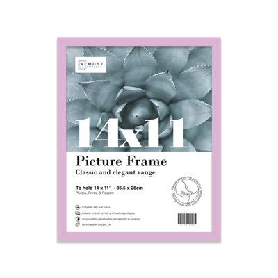14X11 Lilac Picture Frame (35.6 X 27.9Cm) PosterPhotoArtworkGallery Wall Or Print from B&Q