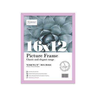 16X12 Lilac Picture Frame (40.6 X 30.5Cm) PosterPhotoArtworkGallery Wall Or Print from B&Q