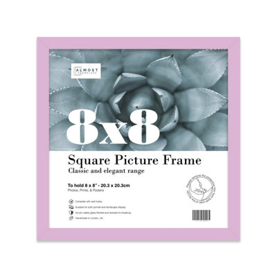 8X8 Lilac Picture Frame (20.3 X 20.3Cm) PosterPhotoArtworkGallery Wall Or Print from B&Q
