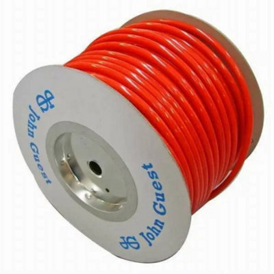 B&Q -  John Guest Speedfit 12mm Red Lldpe Tube3 Metre Flexible Pipe For Pneumatics And Water Applications
