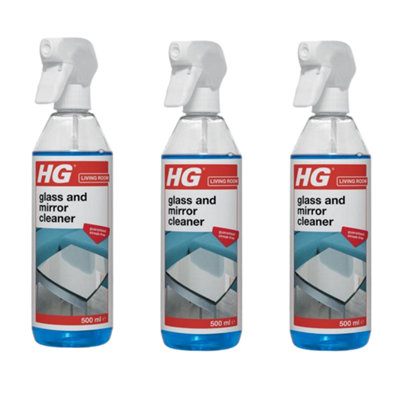B&Q -  Glass And Mirror Cleaner 500Ml (Pack Of 3)