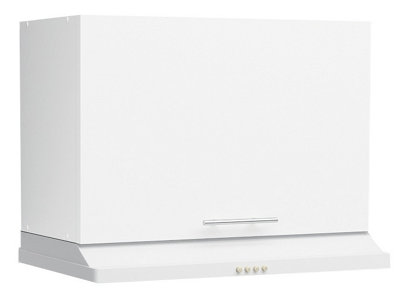 B&Q -  Kitchen Wall Bridging Unit 600mm Extractor Cooker Hood Cabinet With Door 60CmWhite Matt