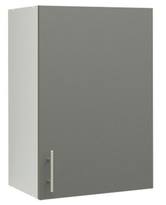B&Q -  Kitchen Wall Unit 500mm Storage Cabinet With Doors And Shelf 50CmGrey Matt