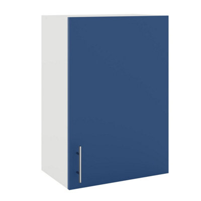 B&Q -  Kitchen Wall Unit 500mm Storage Cabinet With Doors And Shelf 50CmNavy Matt