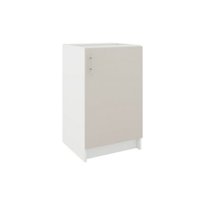 B&Q -  Kitchen Base Unit 500mm Storage Cabinet With Door Shelf 50CmCashmere Matt