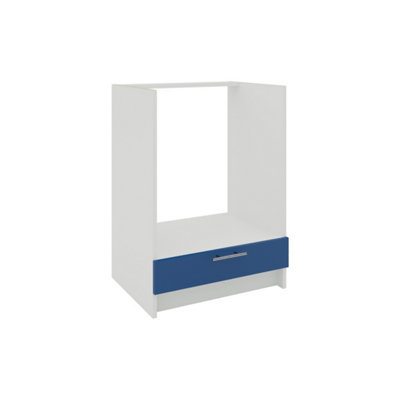 B&Q -  Kitchen Base Oven Unit 600mm Cabinet With Front 60CmNavy Matt