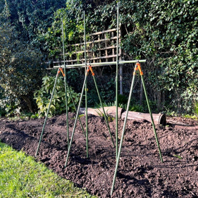 GardenSkill Heavy Duty Tomato Cage Planter & Extendable Plant Support Trellis Frame For Grow Bags Greenhouse Raised Bed Garden Pots from B&Q